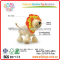 Manufacturers wooden lion toys in china